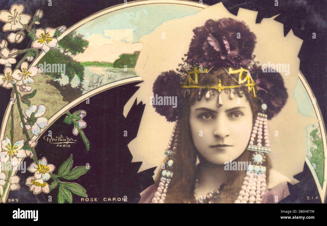 Léopold-Emile Reutlinger - Rose Caron Belle Epoque Opernsopran - 1905 Stockfoto