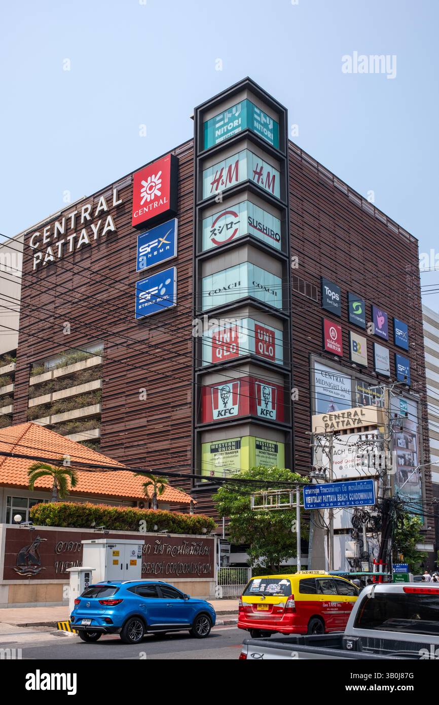 Einkaufszentrum Pattaya Im Zentrum Von Pattaya Thailand Stockfoto