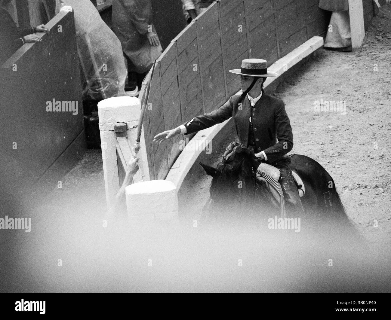 Jornada de Rejoneo en España Stockfoto