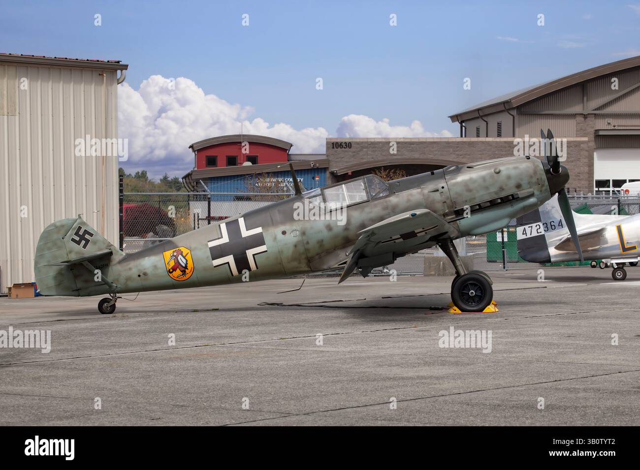 Messerschmitt Bf 109 in Everett Washington Stockfoto