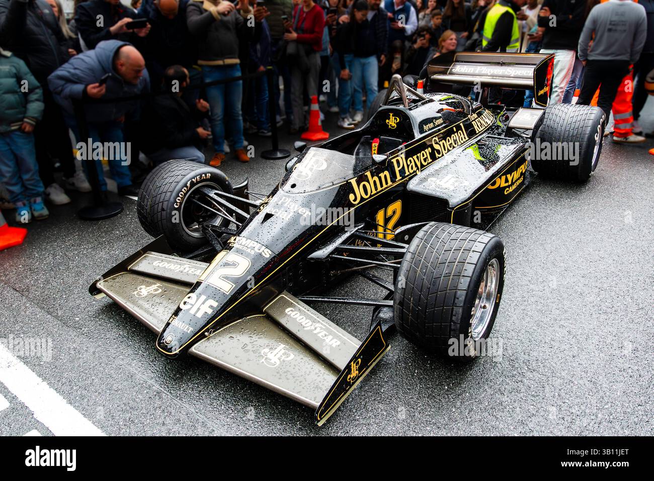 Lissabon, Portugal. 19. april 2025: Ayrton Senna Tribute Stockfoto
