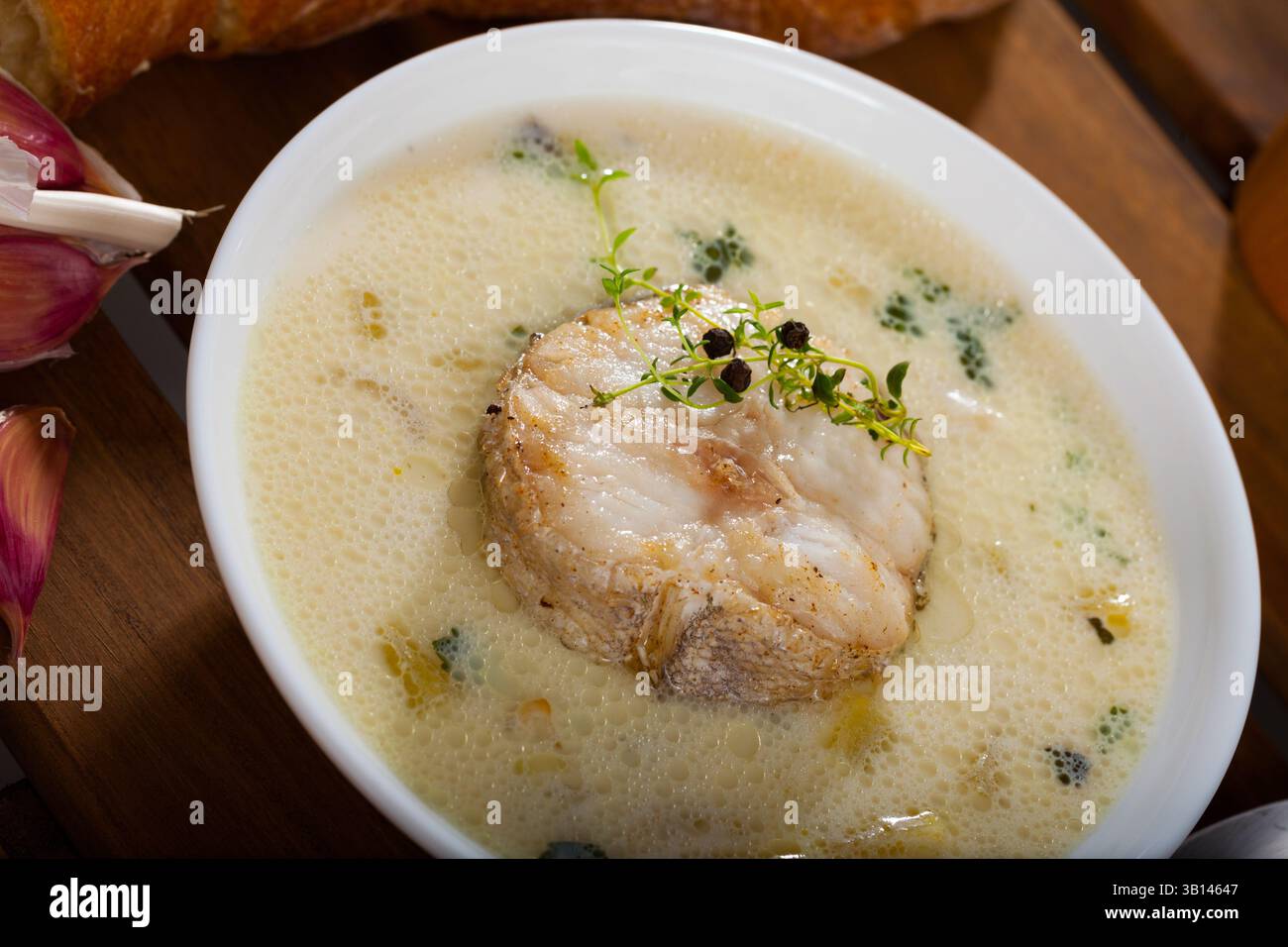 Schottische Cullen-Skinksuppe Stockfoto