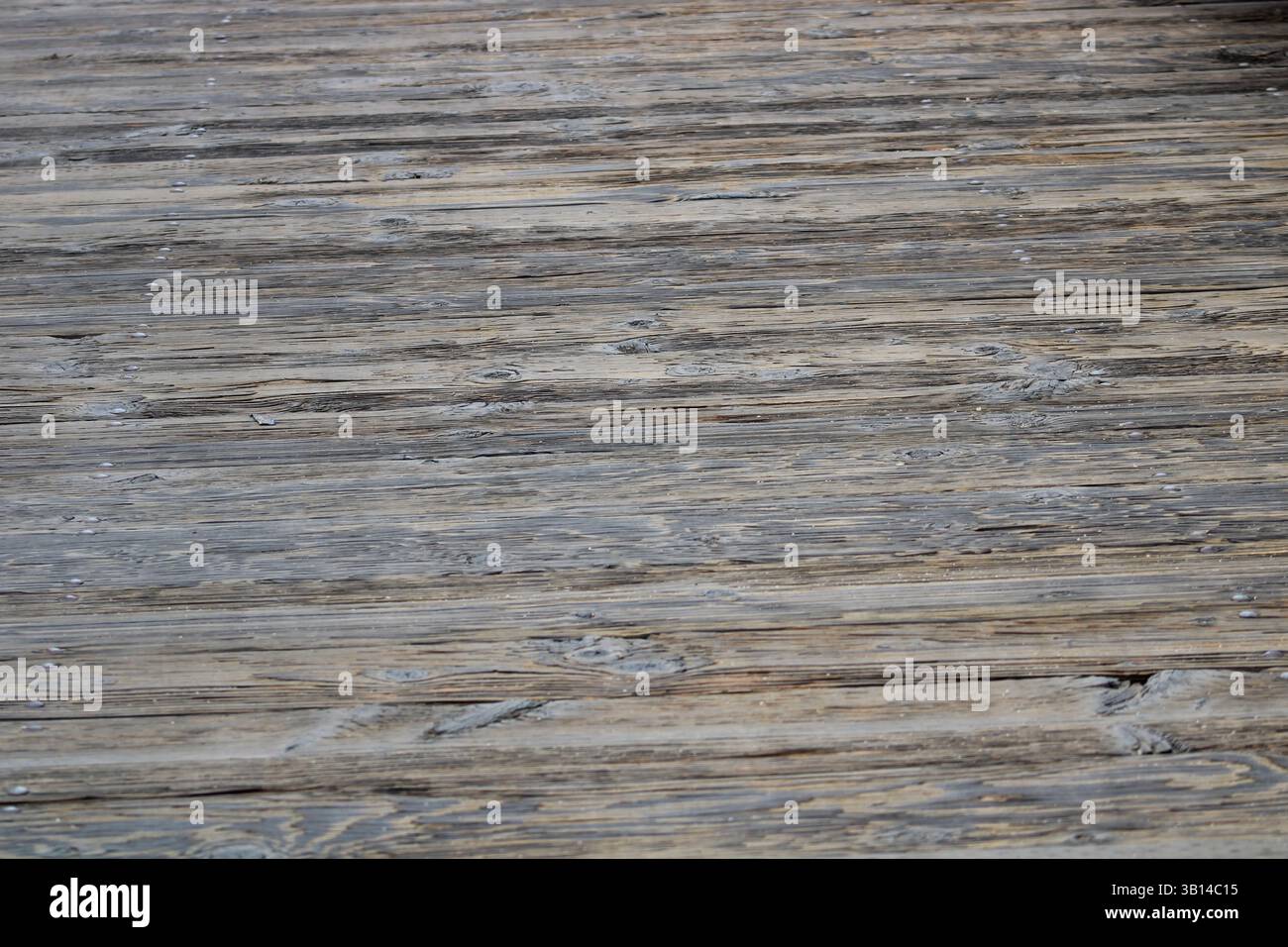 Holzfußboden grauer Hintergrund Stockfoto