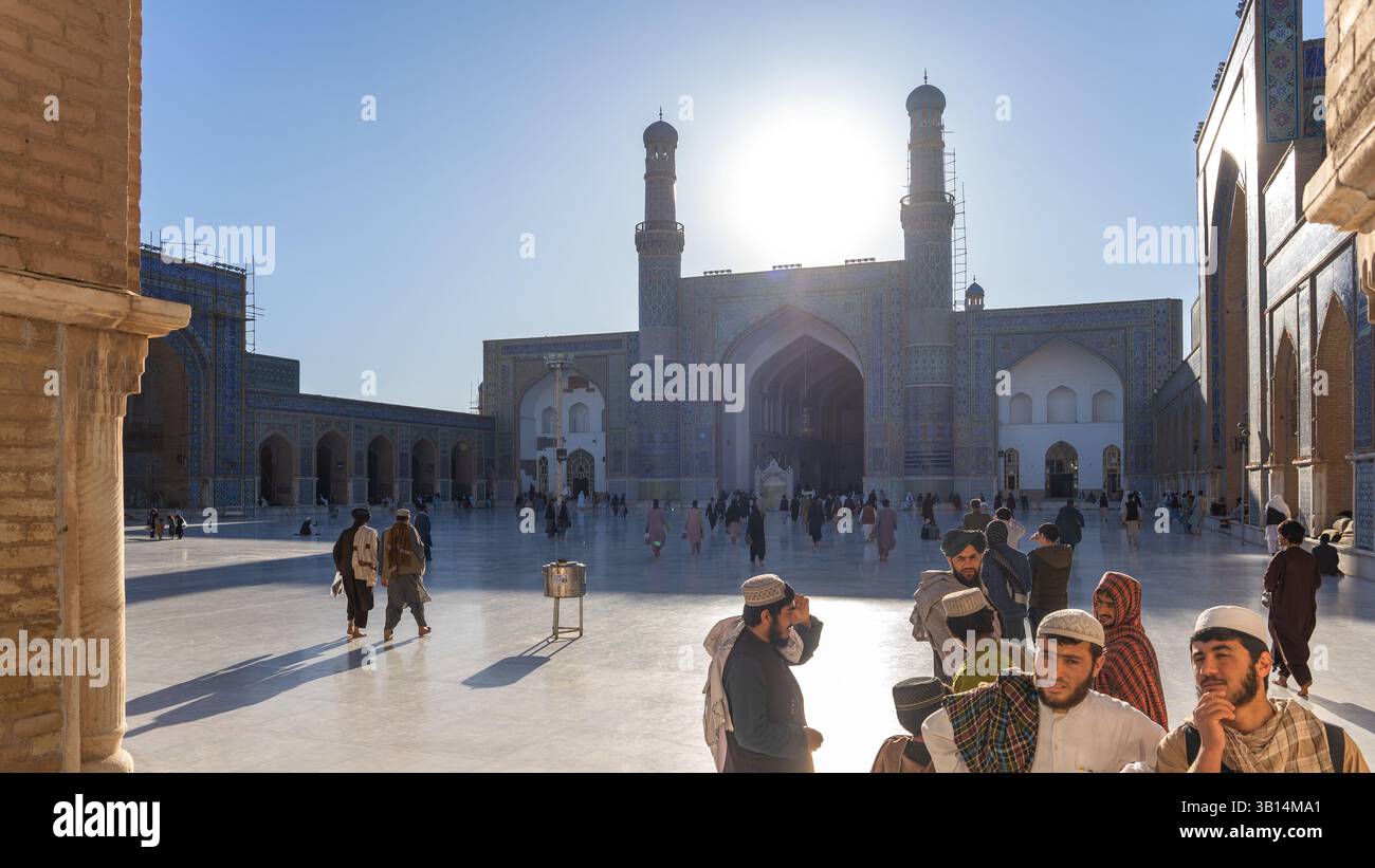 Juma Moschee, große Kathedrale Moschee in Herat, 1200, von historischer Bedeutung, Afghanistan Stockfoto