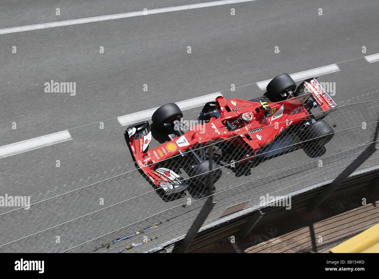 Kimi Raekkoenen, Ferrari, Formel-1-Rennen, Formel-1-Rennen, Formel-1-Rennen, Formel-1-Grand-Prix Monaco 2017 Stockfoto