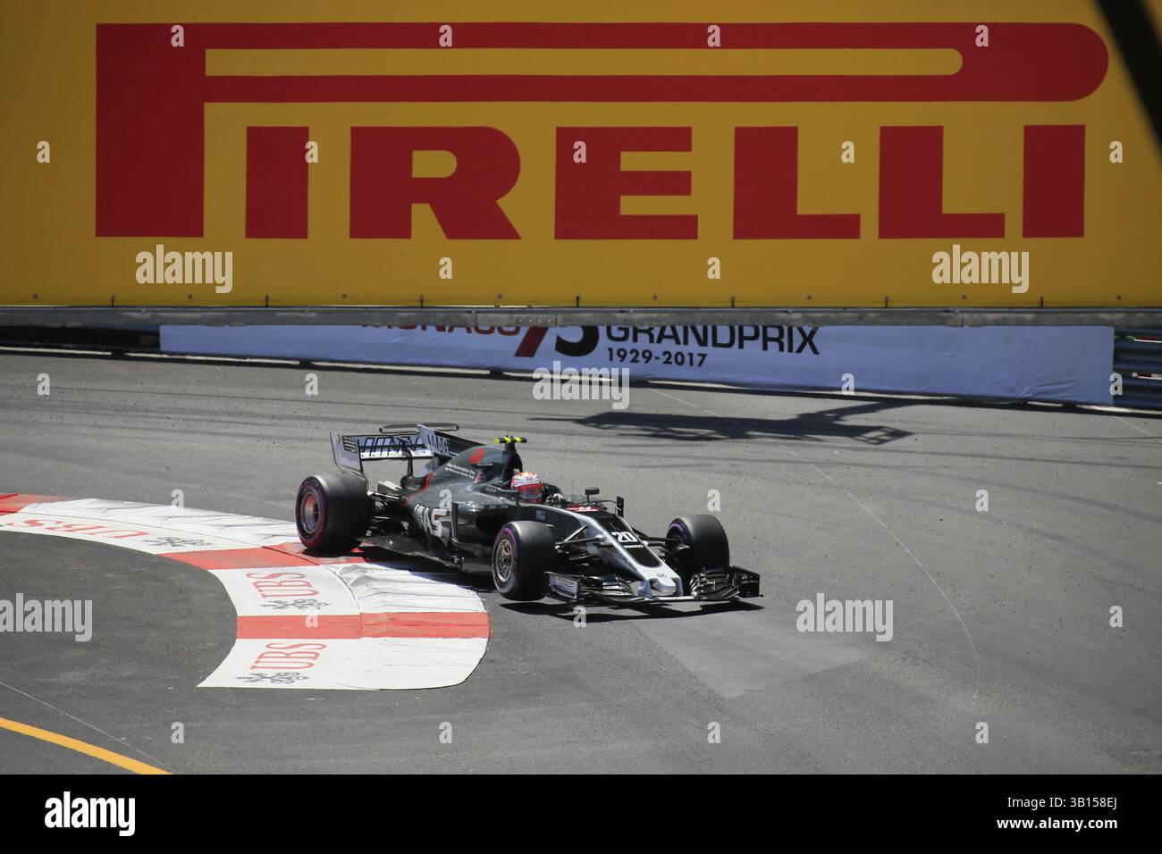 Kevin Magnussen, Haas, Formel-1-Rennen, Formel 1, Formel-1-Grand-Prix Monaco 2017 Stockfoto