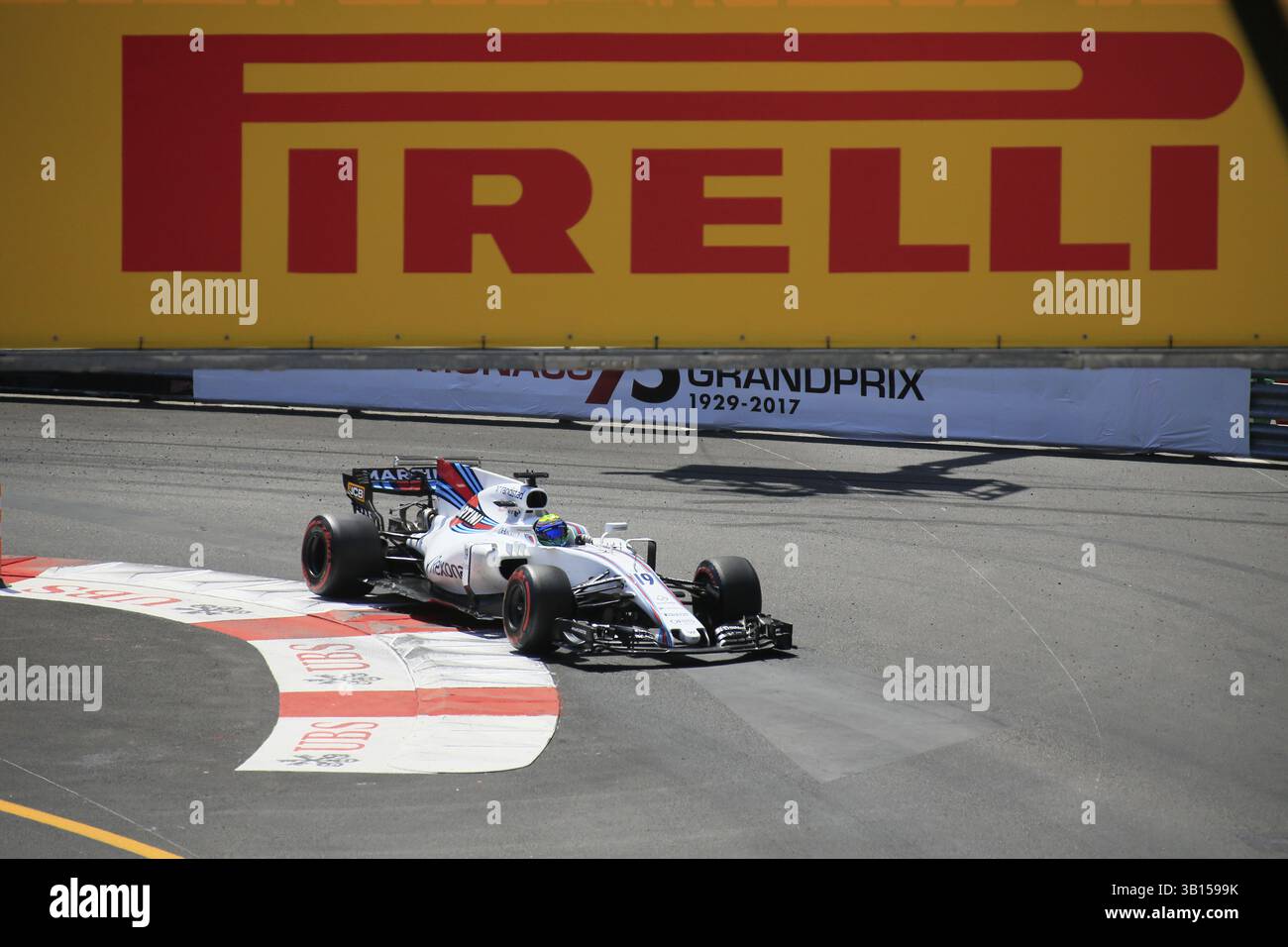 Felipe Massa, Williams, Formel-1-Rennen, Formel-1-Rennen, Formel-1-Grand-Prix Monaco 2017 Stockfoto