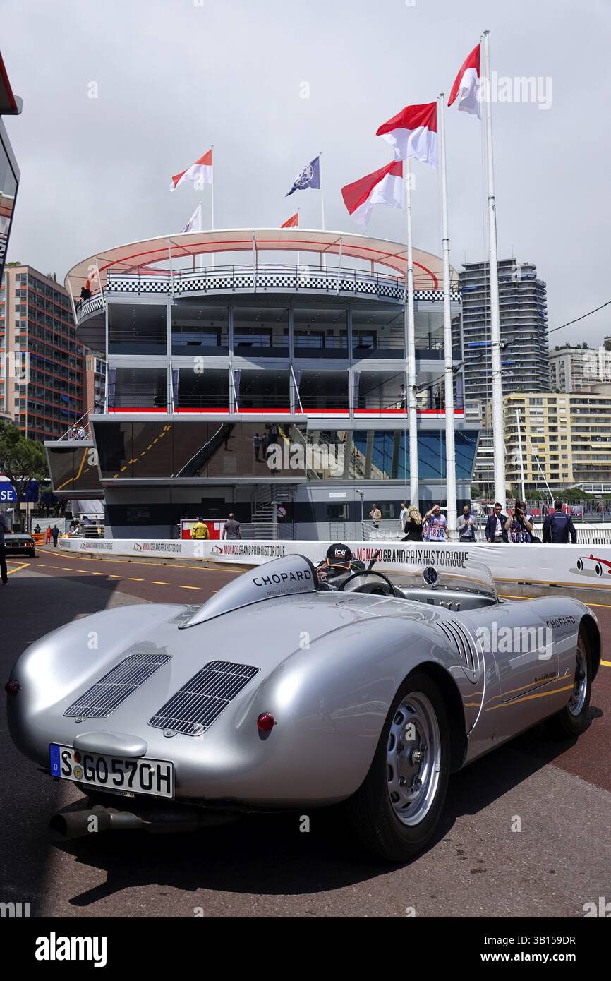 70 Jahre Porsche, 11. Grand Prix Monaco Historique, Fürstentum Monaco Stockfoto