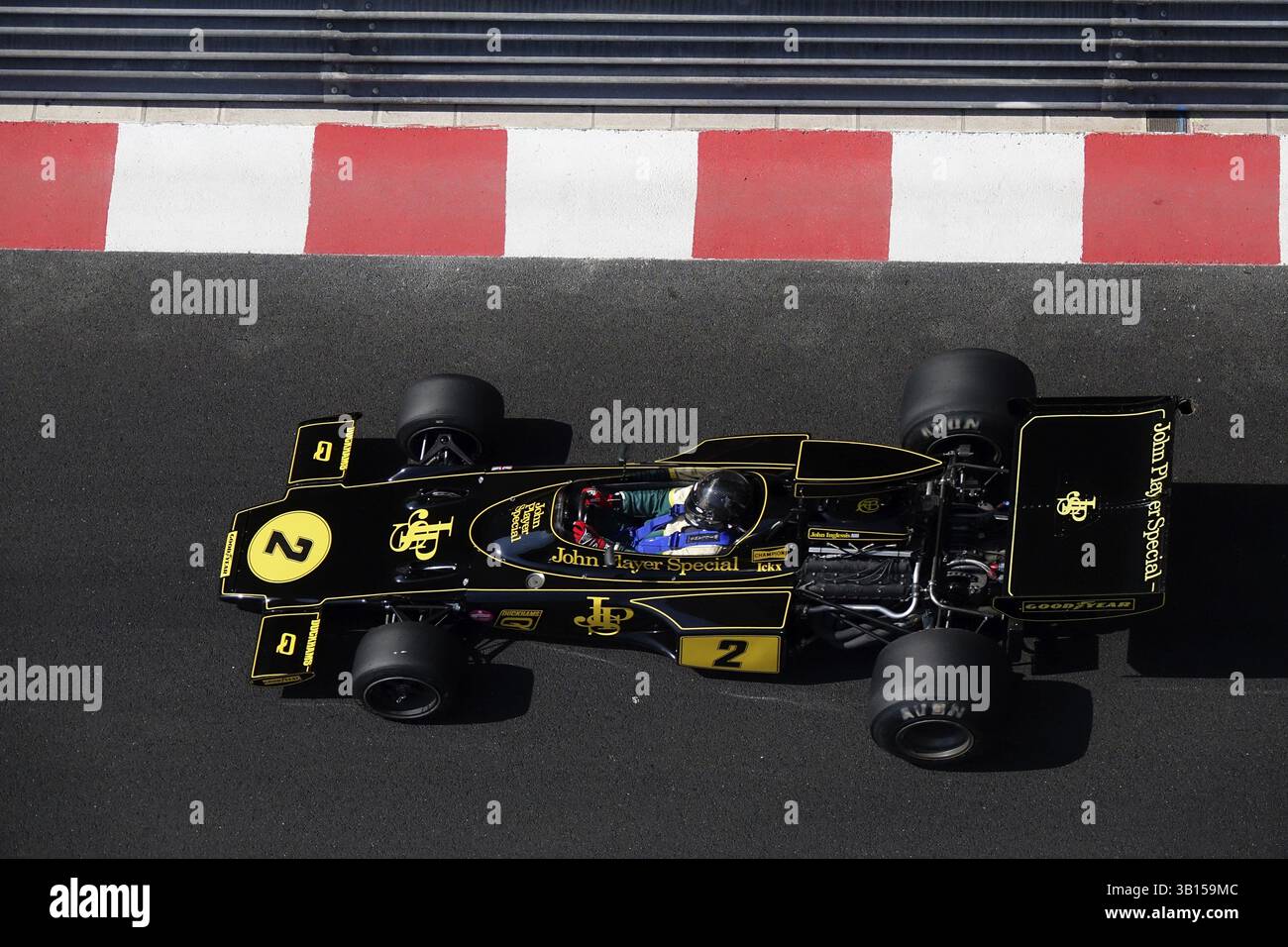 Lotus 72E, Serie F, Formel-1-Rennwagen 1973-1976, 11. Grand Prix Monaco Historique, Fürstentum Monaco Stockfoto