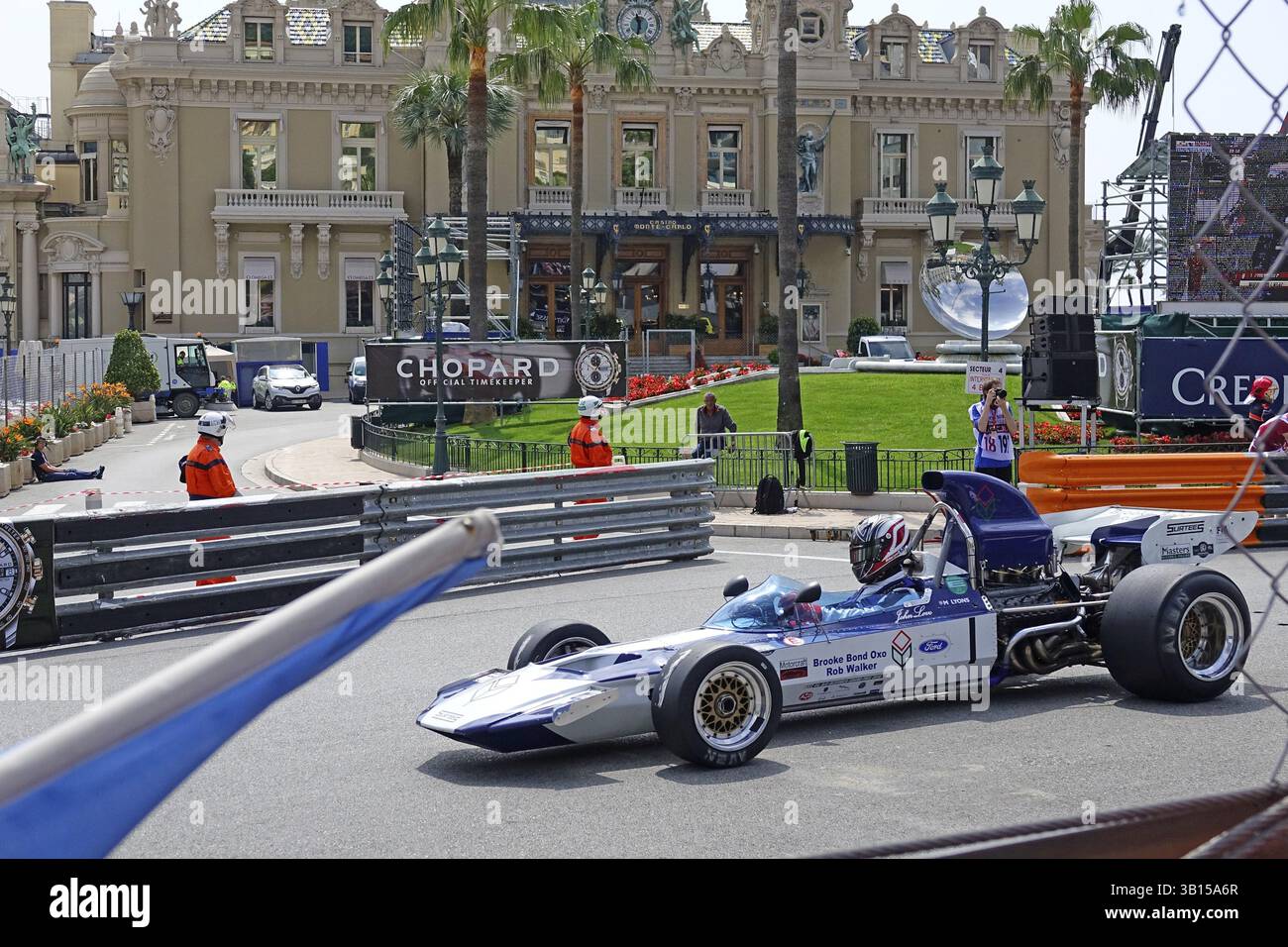 Surtees TS9, Formel-1-Rennwagen der Serie E von 1966 bis 1972, auf dem Platz vor dem Casino Monte-Carlo, 11. Grand Prix Monaco Historique, Pri Stockfoto