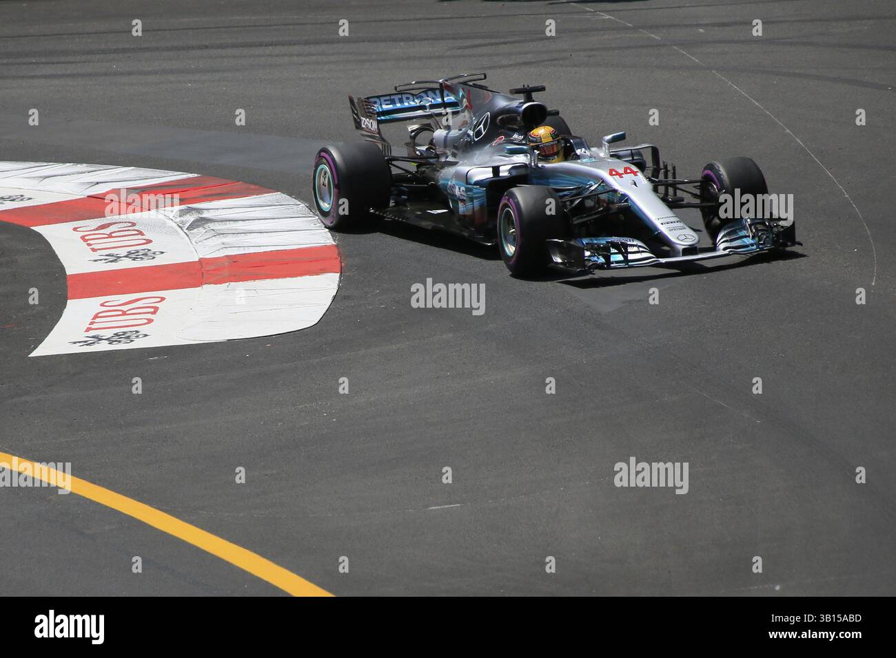 Lewis Hamilton, Mercedes, Formel-1-Rennen, Formel-1-Rennen, Formel-1-Rennen, Formel-1-Grand-Prix Monaco 2017 Stockfoto