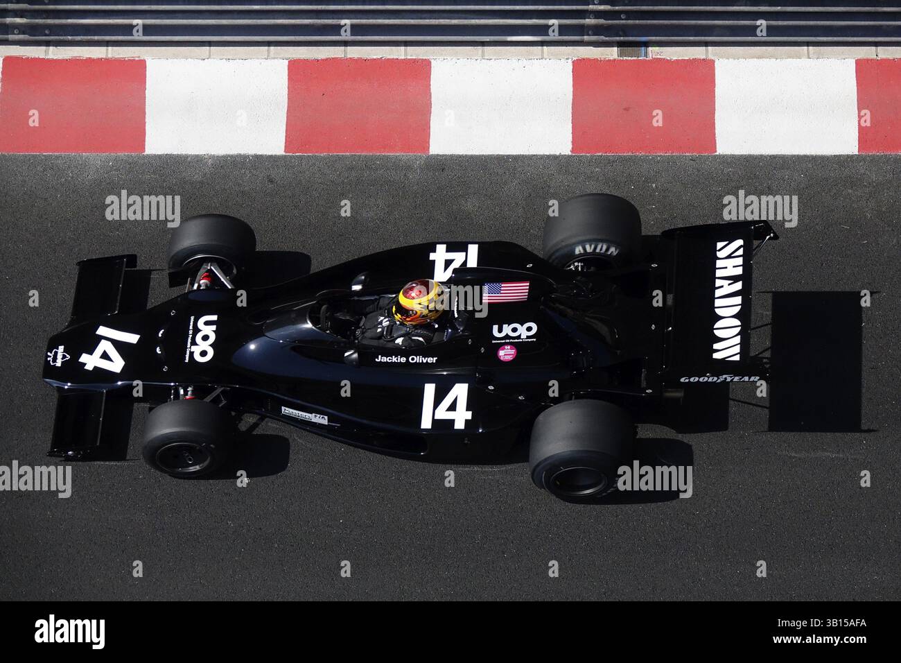 Shadow DN1, Serie F, Formel-1-Rennwagen 1973-1976, 11. Grand Prix Monaco Historique, Fürstentum Monaco Stockfoto
