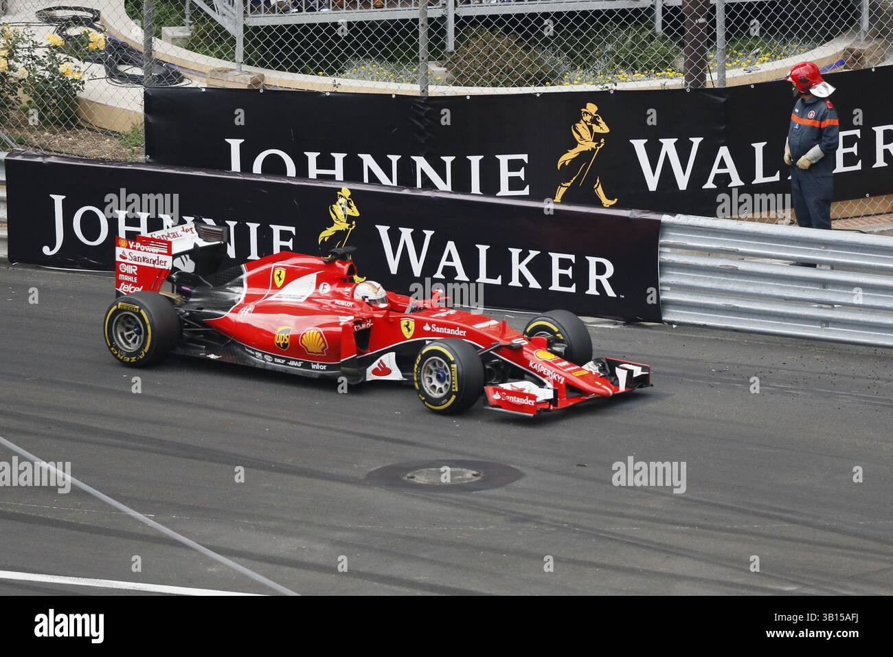 Sebastian Vettel, Ferrari, Formel 1 Grand Prix Monaco 2015 Stockfoto