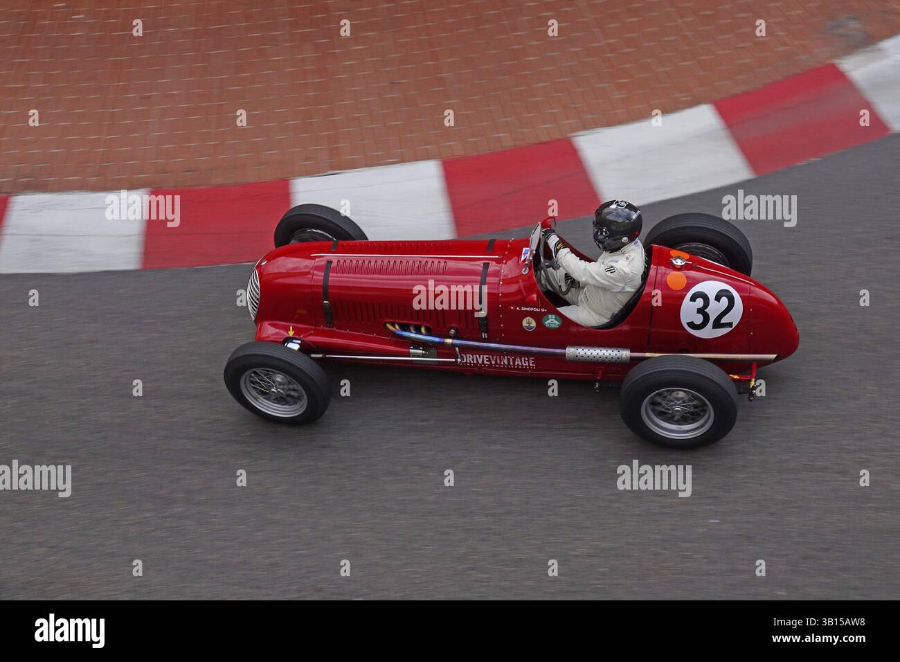 Maserati 6 cm 4 cm ab 1936, Parade von alten Rennwagen aus der Vorkriegszeit, 11. Grand Prix Monaco Historique 2018, Fürstentum Monaco Stockfoto