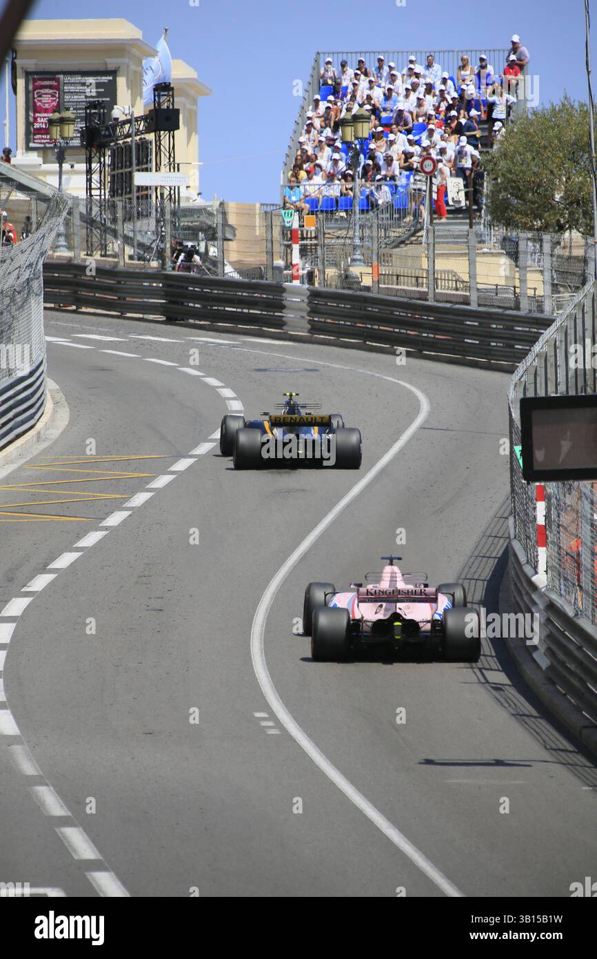 Auffahrt zum Casino, Formel 1-Rennen, Formel 1, Formel 1 Grand Prix Monaco 2017 Stockfoto