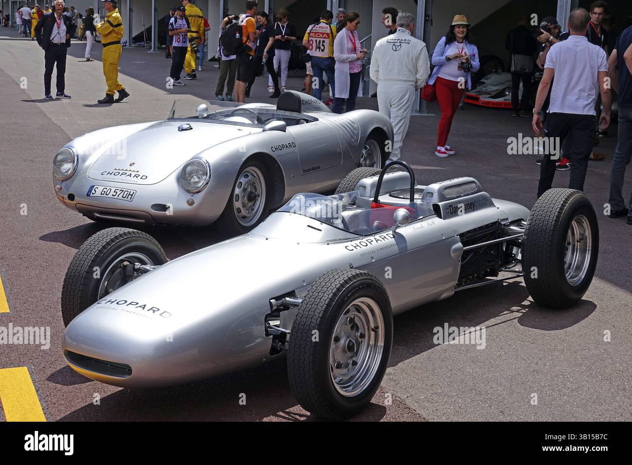 70 Jahre Porsche, 11. Grand Prix Monaco Historique, Fürstentum Monaco Stockfoto