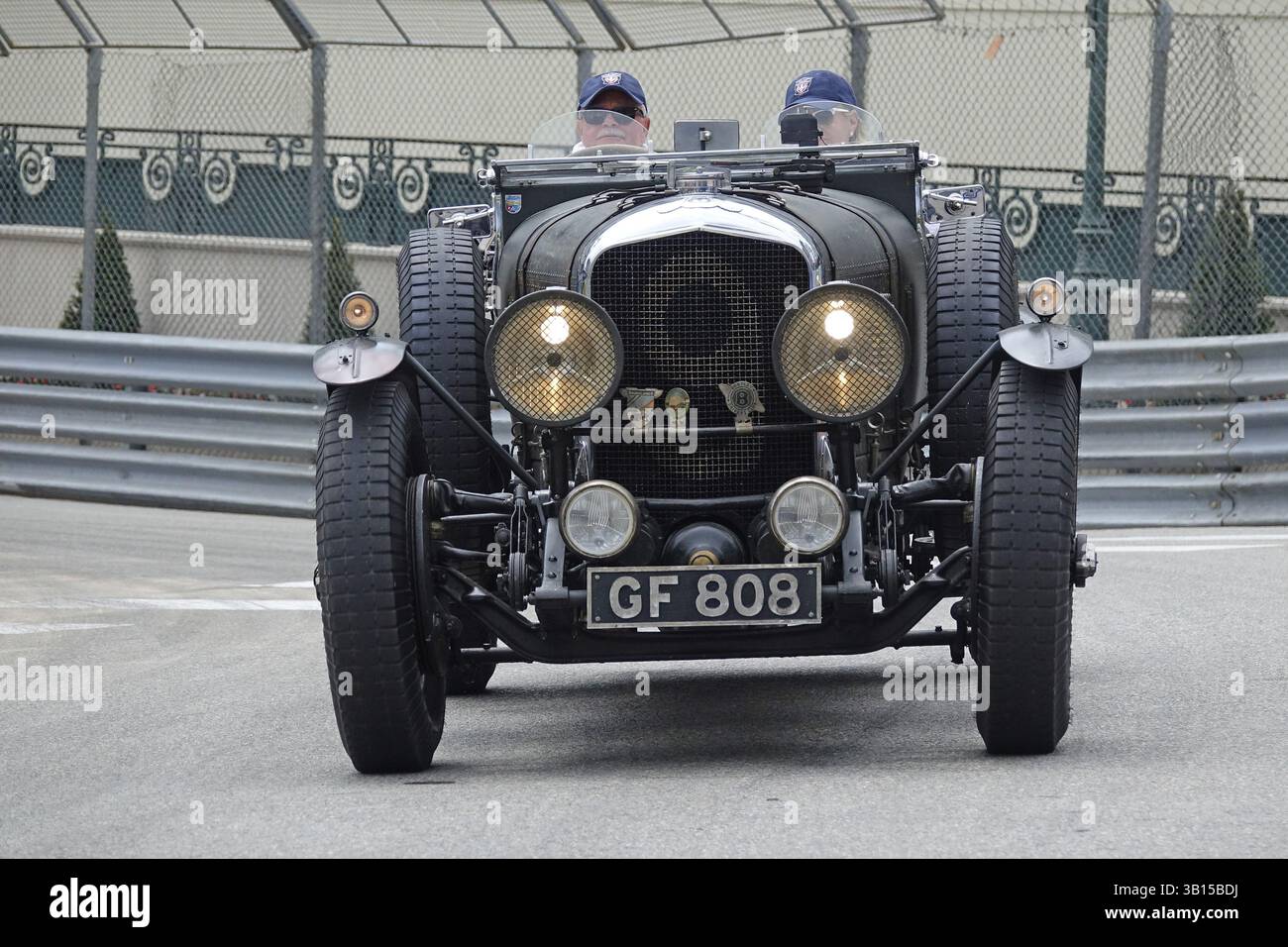 Bentley 6 Liter von 1930, auf dem Platz vor dem Casino Monte-Carlo, 11. Grand Prix Monaco Historique, Fürstentum Monaco Stockfoto