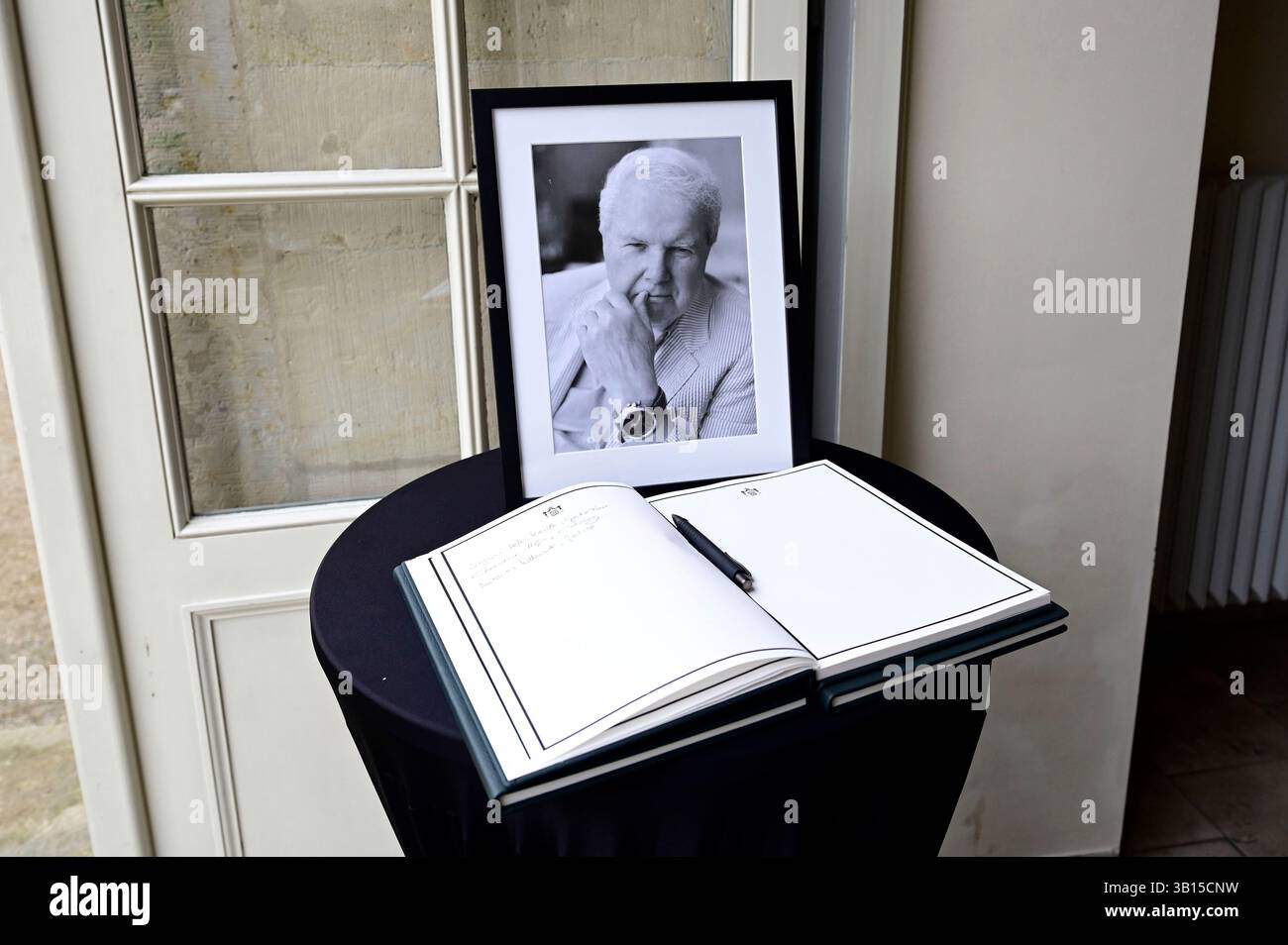 Trauerfeier für Andreas Prinz von Sachsen-Coburg und Gotha im Schloss Ehrenburg. Coburg, 24.04.2025 Stockfoto