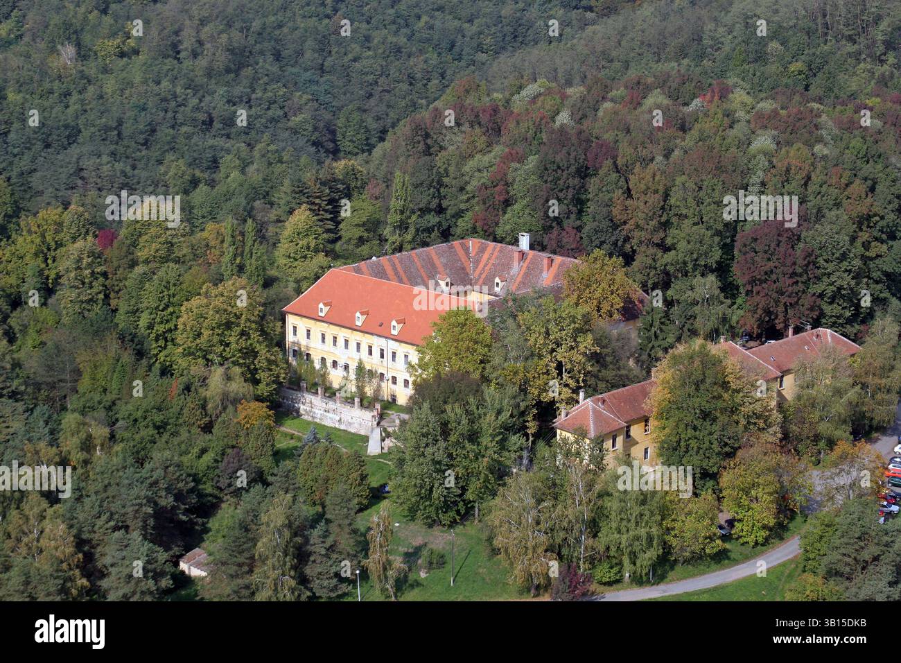 Neuropsychiatrische Klinik in Popovaca, Kroatien Stockfoto