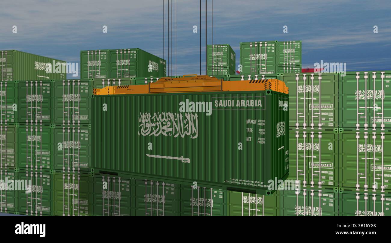 Saudi Arabien Export Produktion und Import Container Frachtkran ...