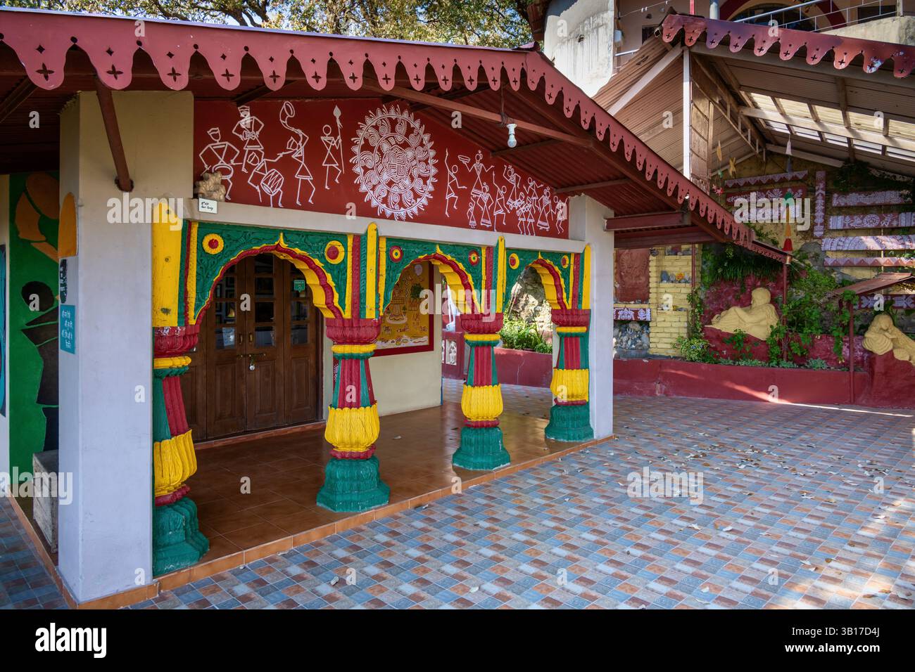 Soham Himalayan Centre, Mussoorie, Uttarakhand, Indien Stockfoto