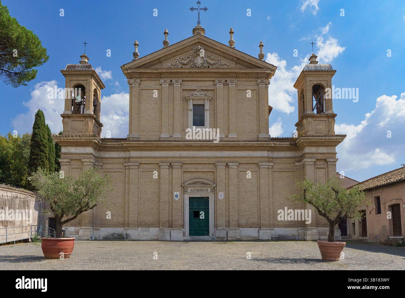 Basilika Sant Anastasia al Palatino und Titularkirche in Rom, Italien Stockfoto