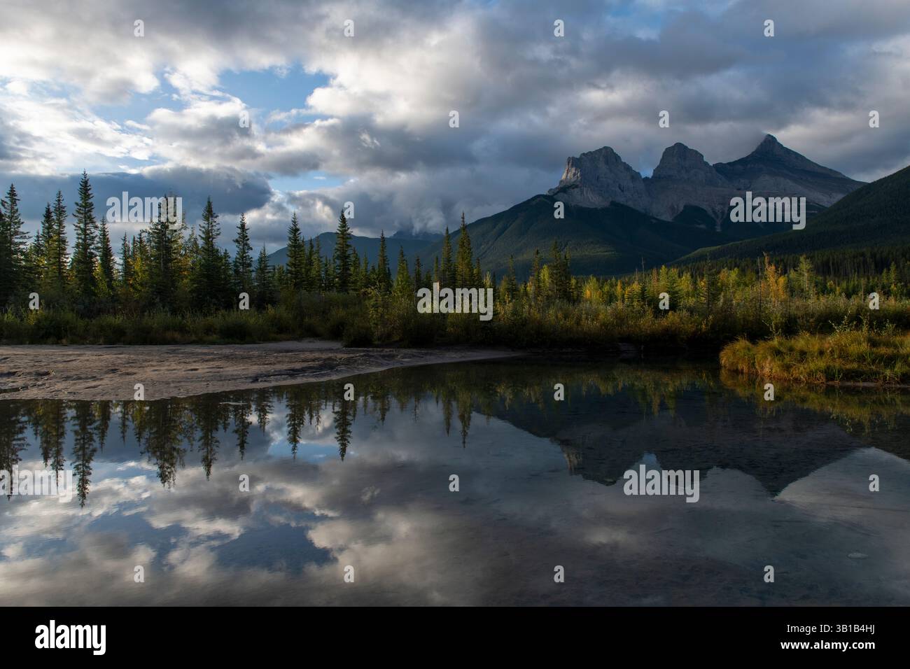 Drei Schwestern, Canmore, Kanada Stockfoto