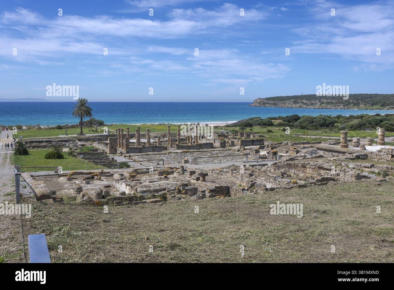 Bucht von Bolonia, Archäologisches Museum Baelo Claudia, Cadiz, Spanien, Europa Stockfoto