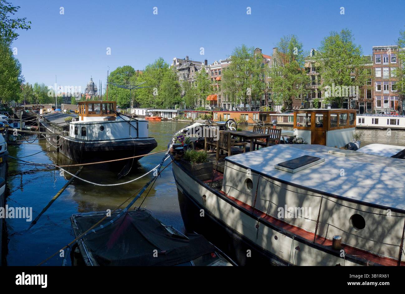 Oude Waal, Amsterdam, Noord-Holland, Niederlande, Rene van der Meer Stockfoto