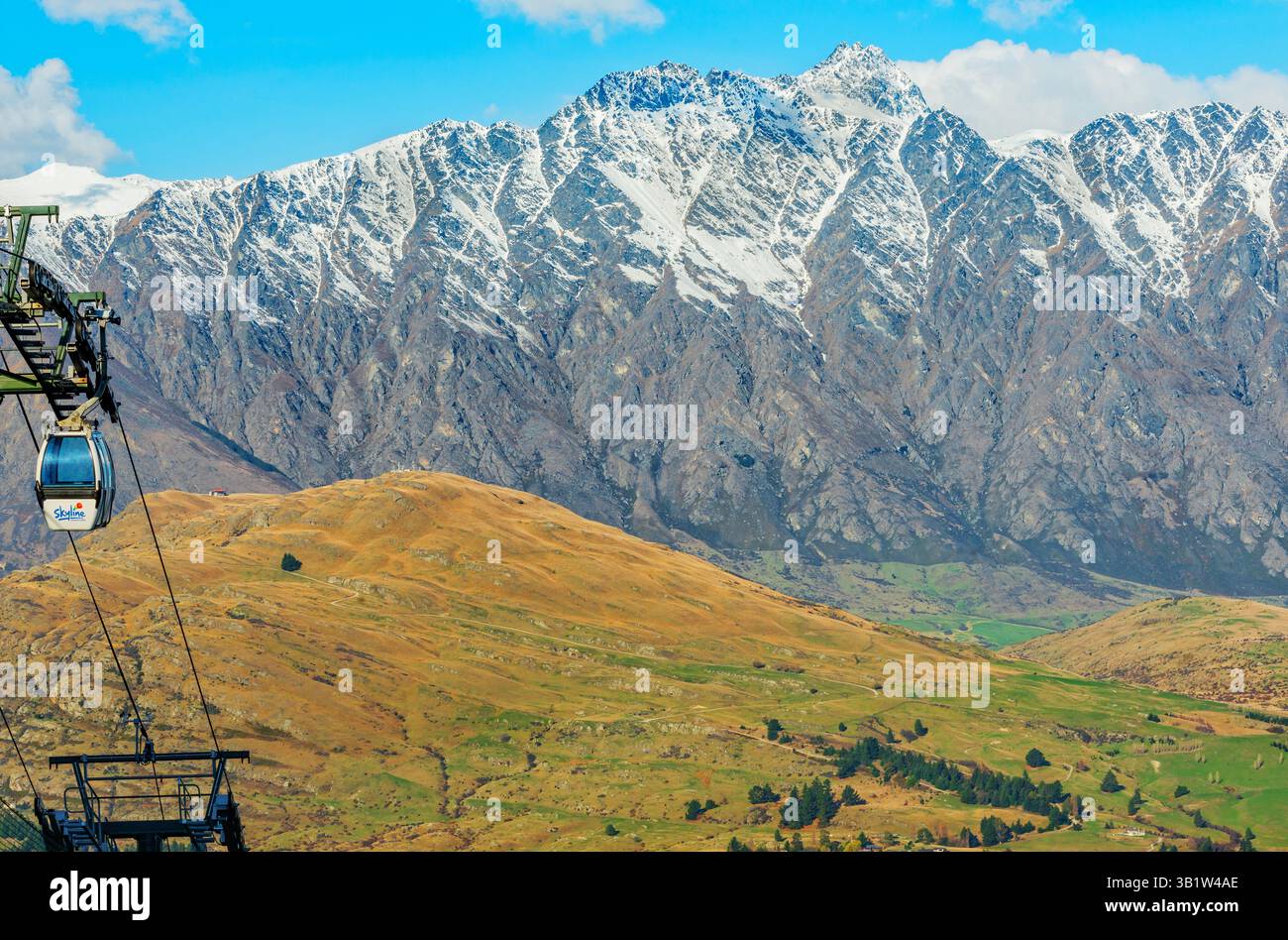 Skyline Gondel, Queenstown, Südinsel, Neuseeland Stockfoto