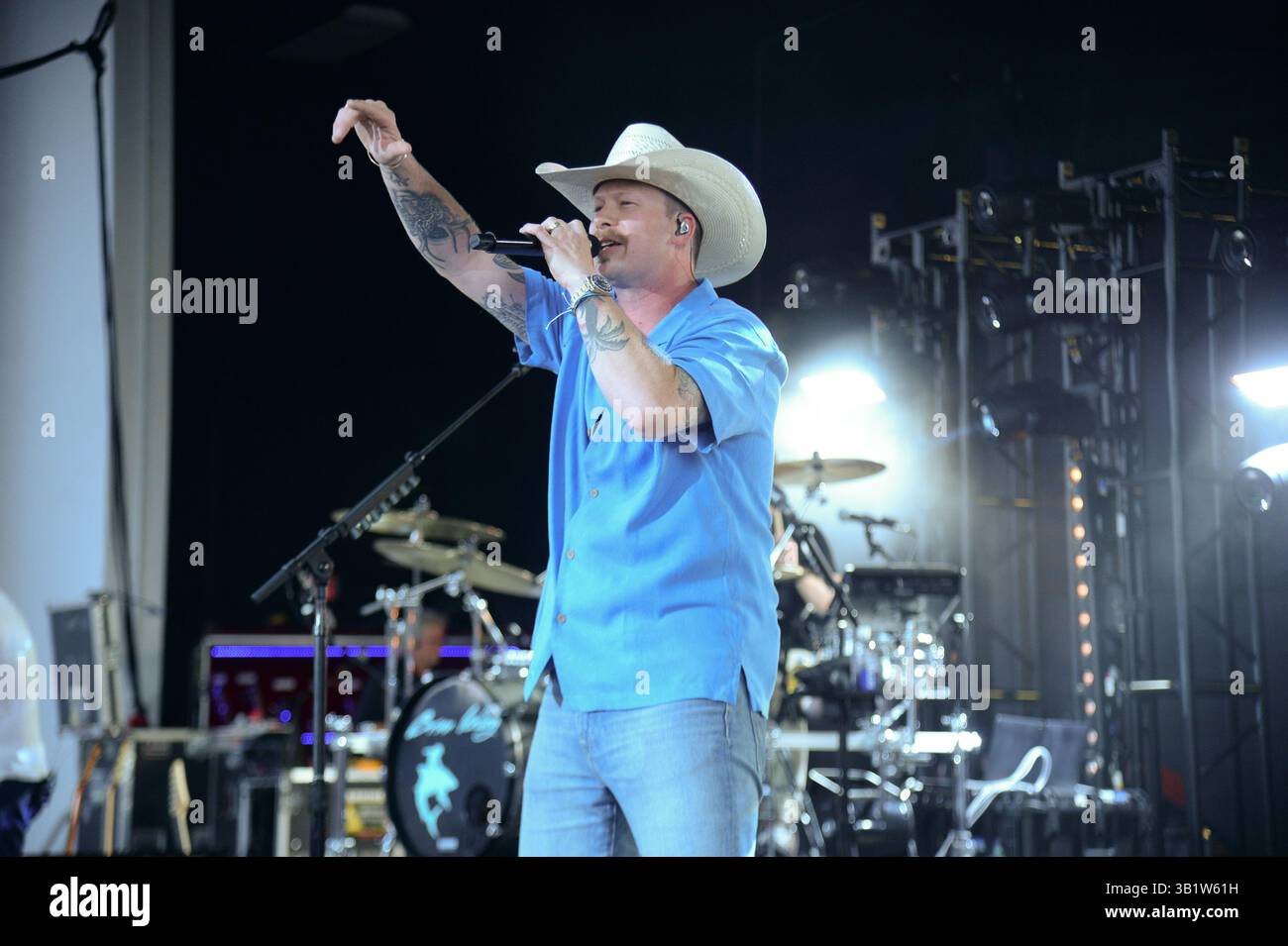 Pompano Beach, USA. April 2025. Brian Kelley tritt am 25. April 2025 in Pompano Beach, Florida auf. (Foto: Geoffrey Clowes/SIPA USA) Credit: SIPA USA/Alamy Live News Stockfoto