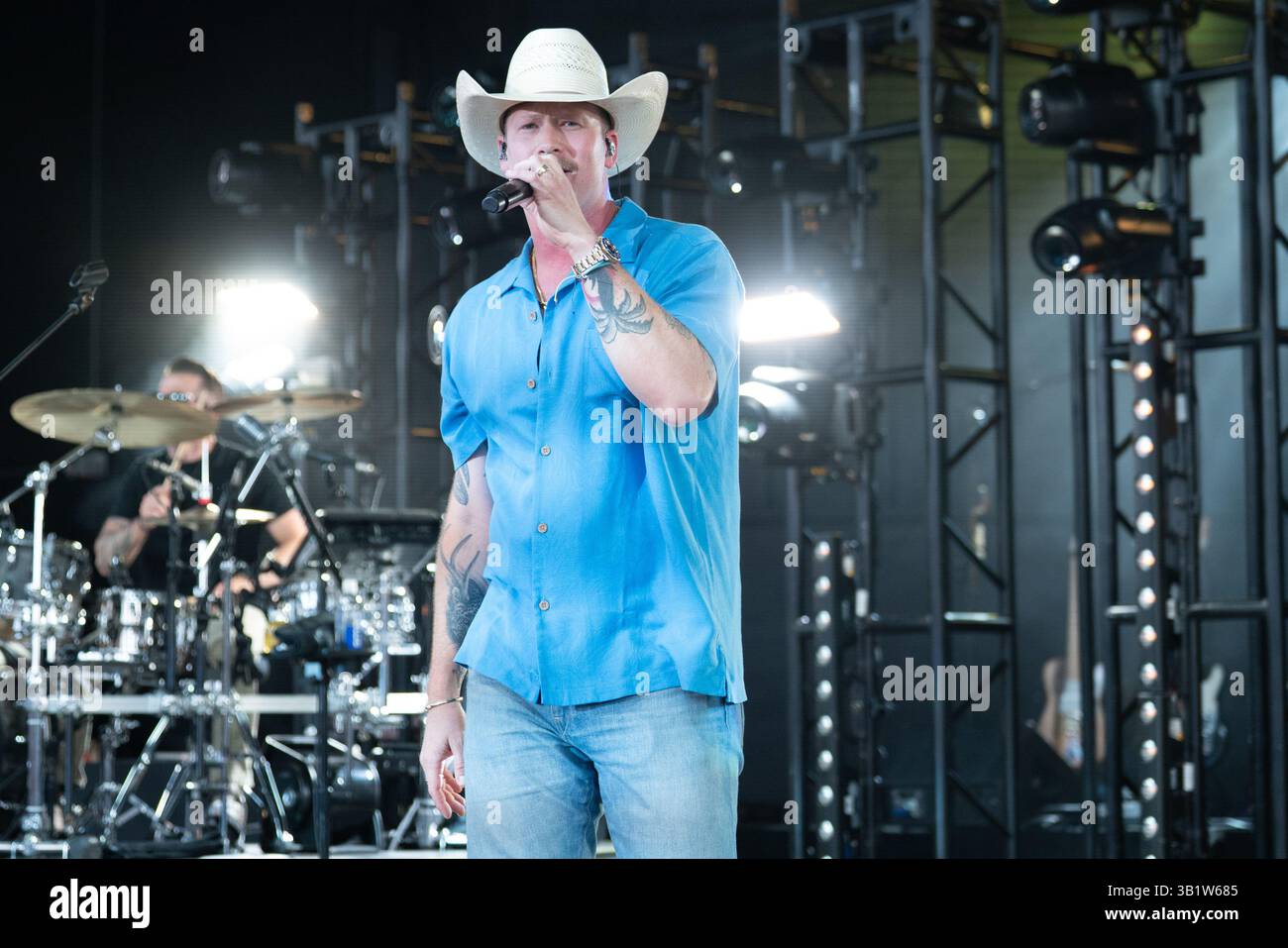 Pompano Beach, USA. April 2025. Brian Kelley tritt am 25. April 2025 in Pompano Beach, Florida auf. (Foto: Geoffrey Clowes/SIPA USA) Credit: SIPA USA/Alamy Live News Stockfoto