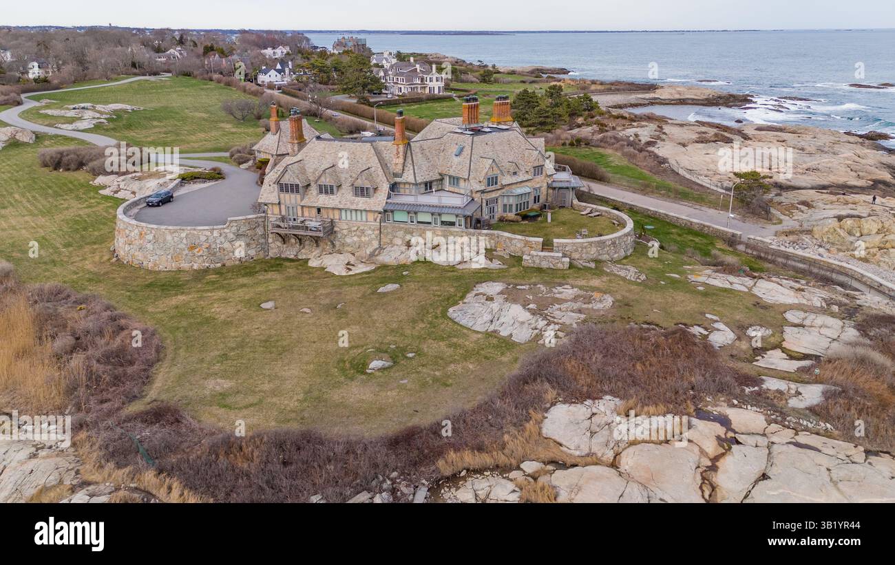 Das Waves Mansion, Newport RI, USA Stockfoto
