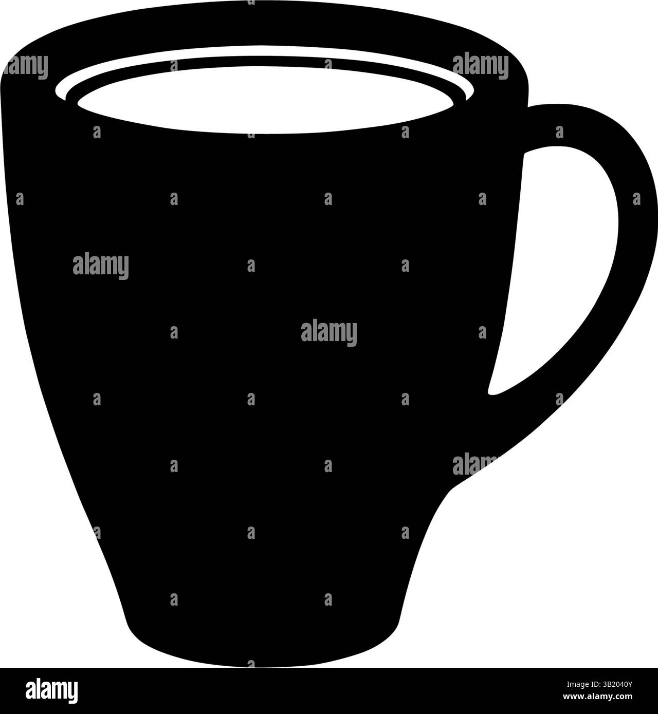 Kaffeetasse Vektor-Illustration für Café-Menü und Getränk verwandte Designs Kunst Stock Vektor