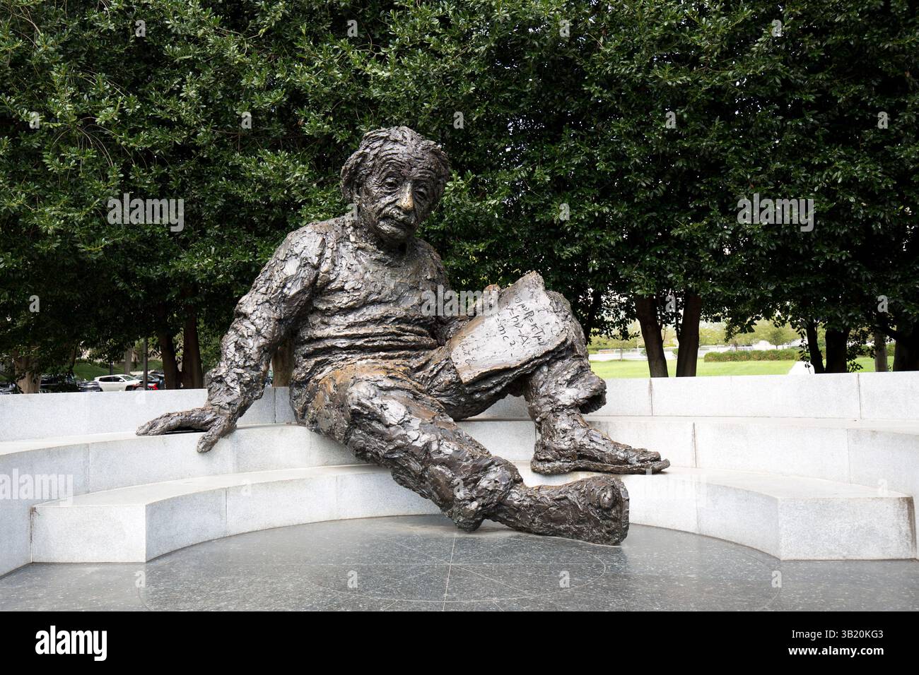 Washington, Vereinigte Staaten von Amerika - 12. September 2023: Albert Einstein Monument in Washington, Vereinigte Staaten von Amerika Stockfoto