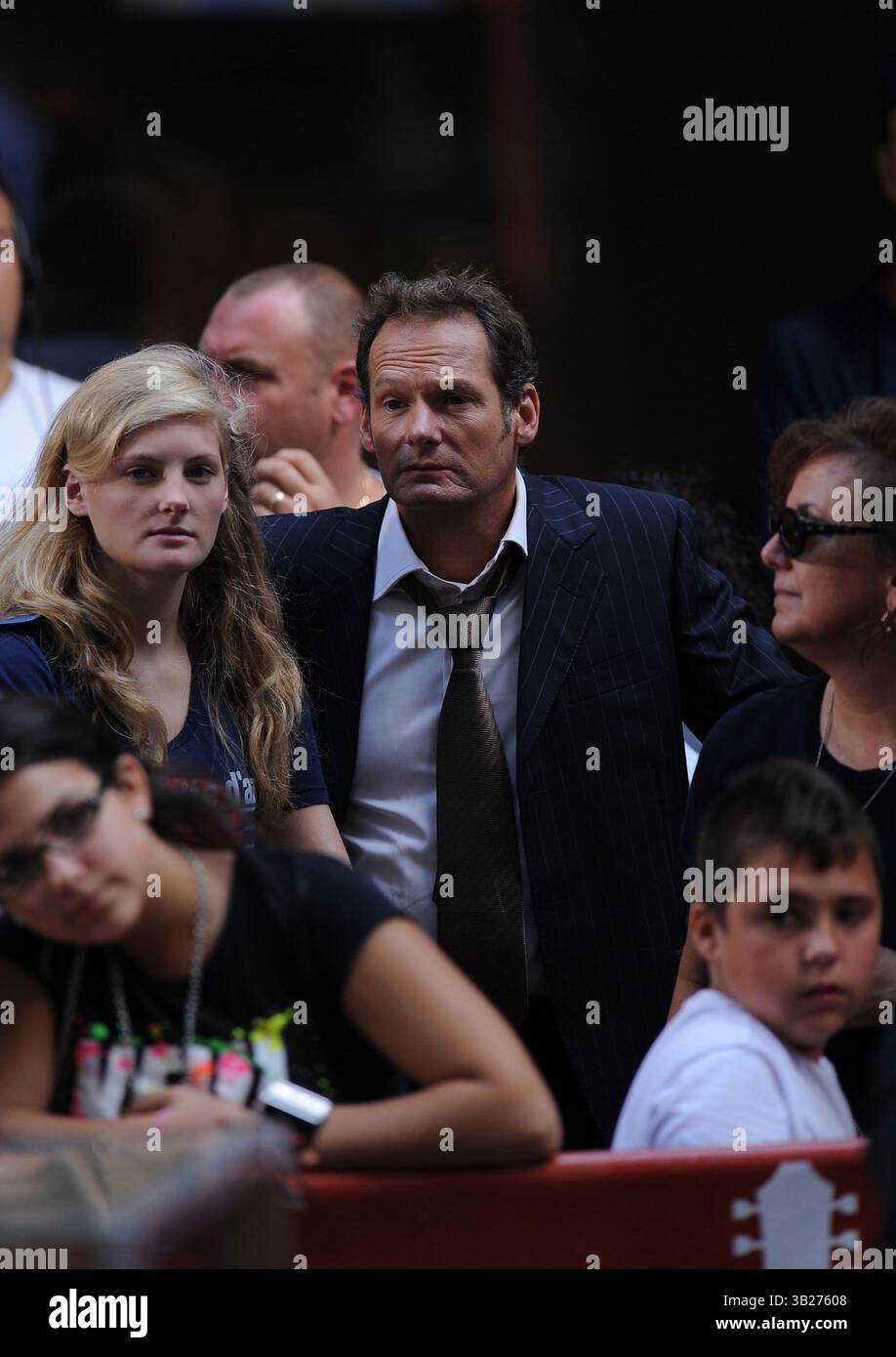 21. August 2009, New York City Bristish Schauspieler Mark Lester, der behauptet, er sei der Vater von Michael Jacksons Children in der Show „Today“ von NBC am 21. August 2009 in New York City (Credit Image: © Sharkpixs/ZUMA Press) Stockfoto