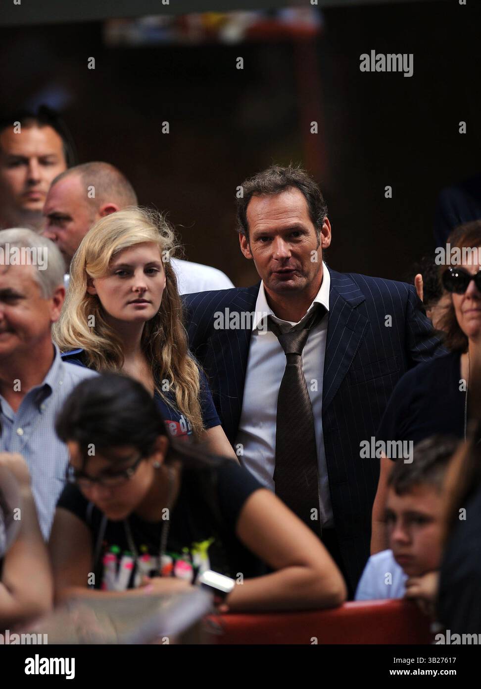 21. August 2009, New York City Bristish Schauspieler Mark Lester, der behauptet, er sei der Vater von Michael Jacksons Children in der Show „Today“ von NBC am 21. August 2009 in New York City (Credit Image: © Sharkpixs/ZUMA Press) Stockfoto