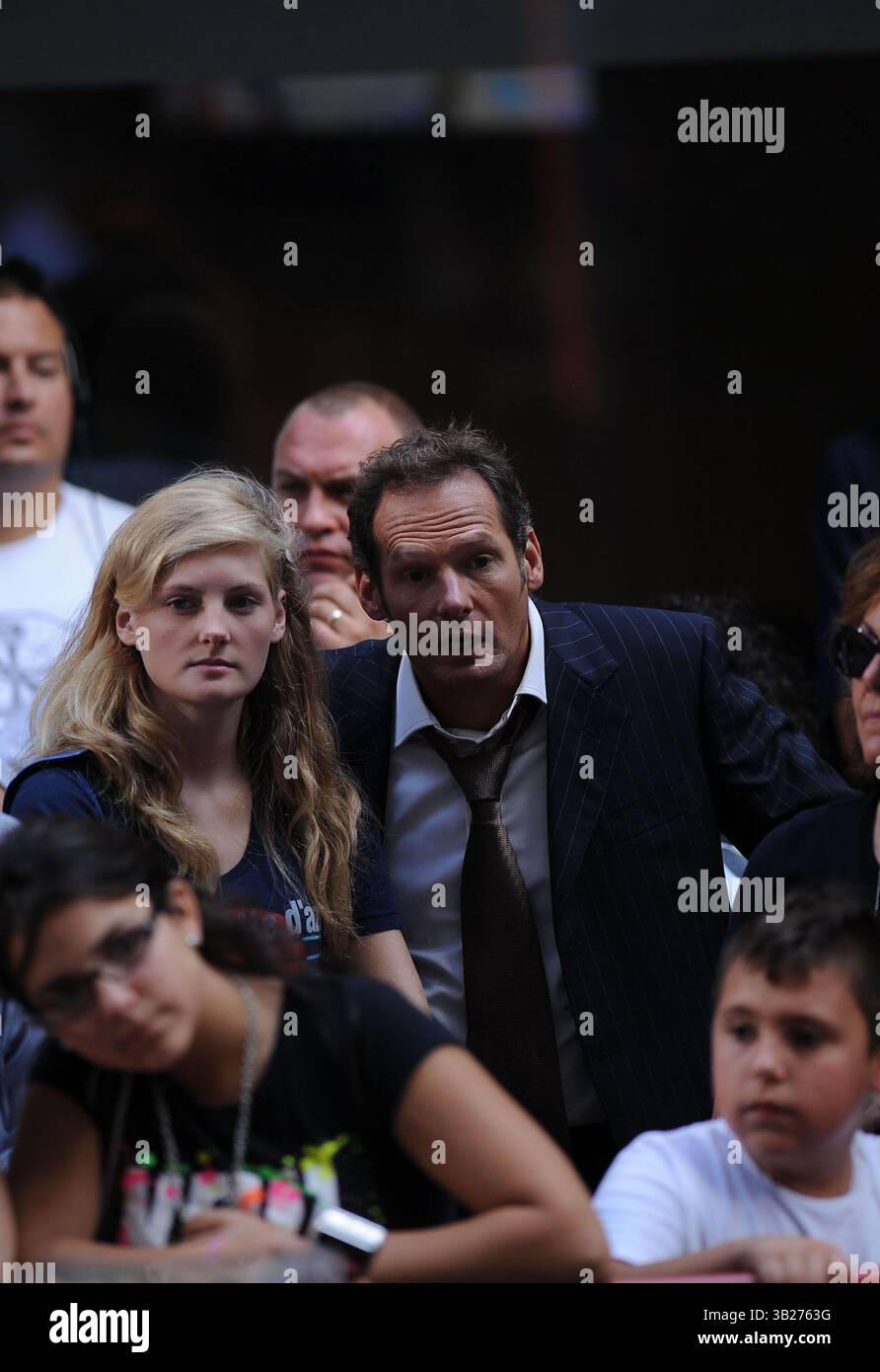 21. August 2009, New York City Bristish Schauspieler Mark Lester, der behauptet, er sei der Vater von Michael Jacksons Children in der Show „Today“ von NBC am 21. August 2009 in New York City (Credit Image: © Sharkpixs/ZUMA Press) Stockfoto