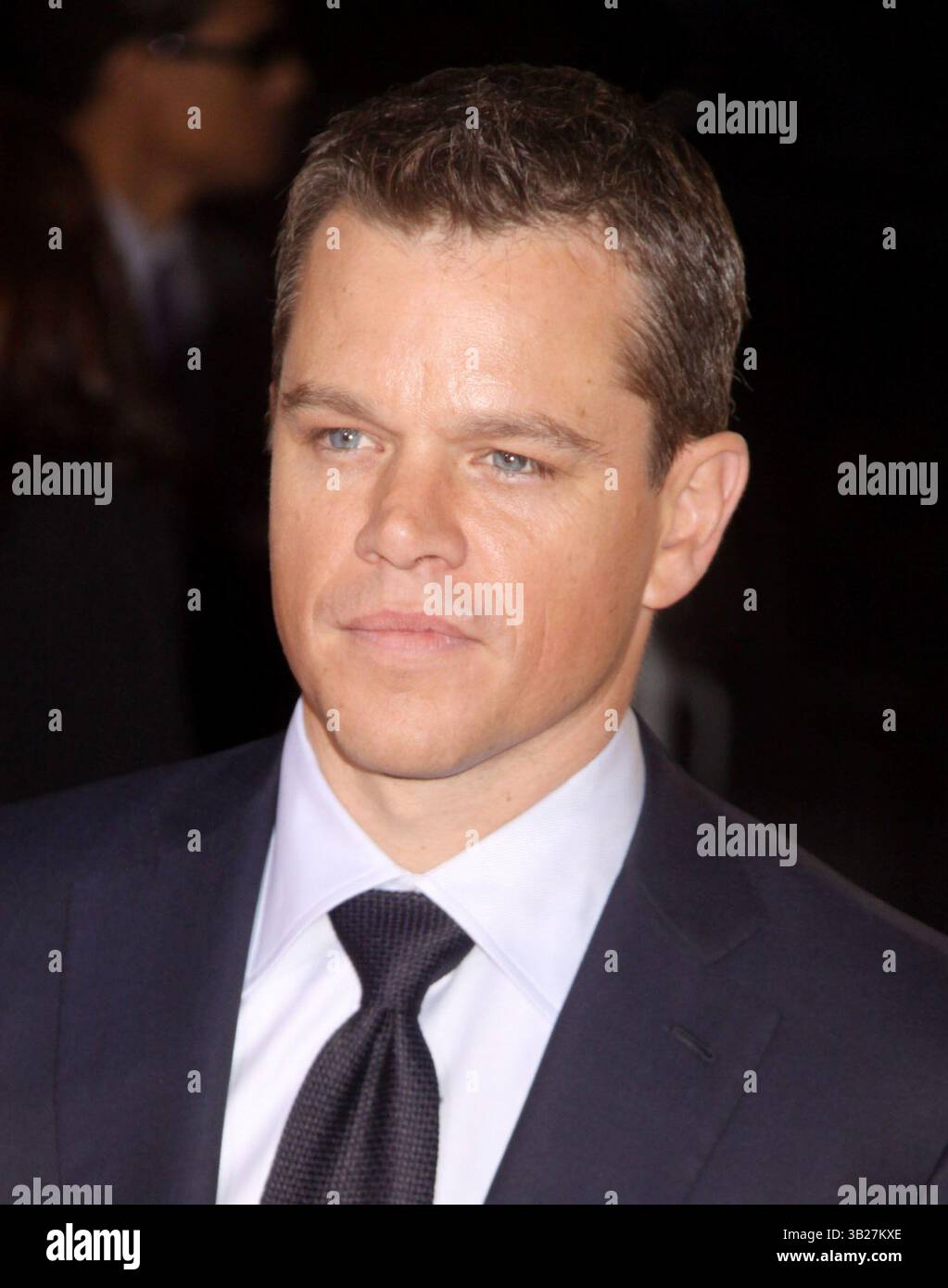 September 2009 - New York, New York, USA - Schauspieler MATT DAMON bei der New Yorker Premiere von „The Informant!“ Im Ziegfeld Theater. (Bild: © Nancy Kaszerman/ZUMA Press) Stockfoto