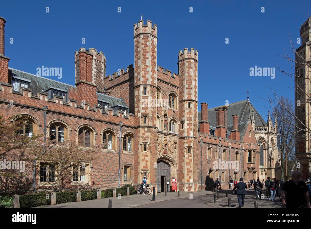 The Great Gate, St. John's College, Cambridge, England, Großbritannien Stockfoto