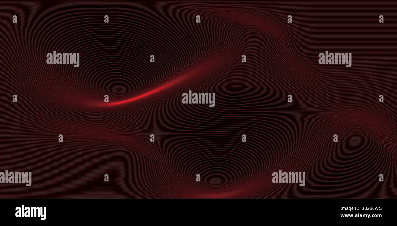 Abstrakter Techno-Hintergrund mit fließenden Partikeln – Dark minimalist Design und Red Cosmic Energy Stock Vektor Abstrakter Techno-Hintergrund mit fließenden Partikeln – Dark minimalist Design und Red Cosmic Energy Stock Vektor