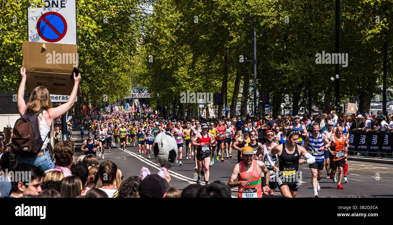 London Marathon 2025 Stockfoto