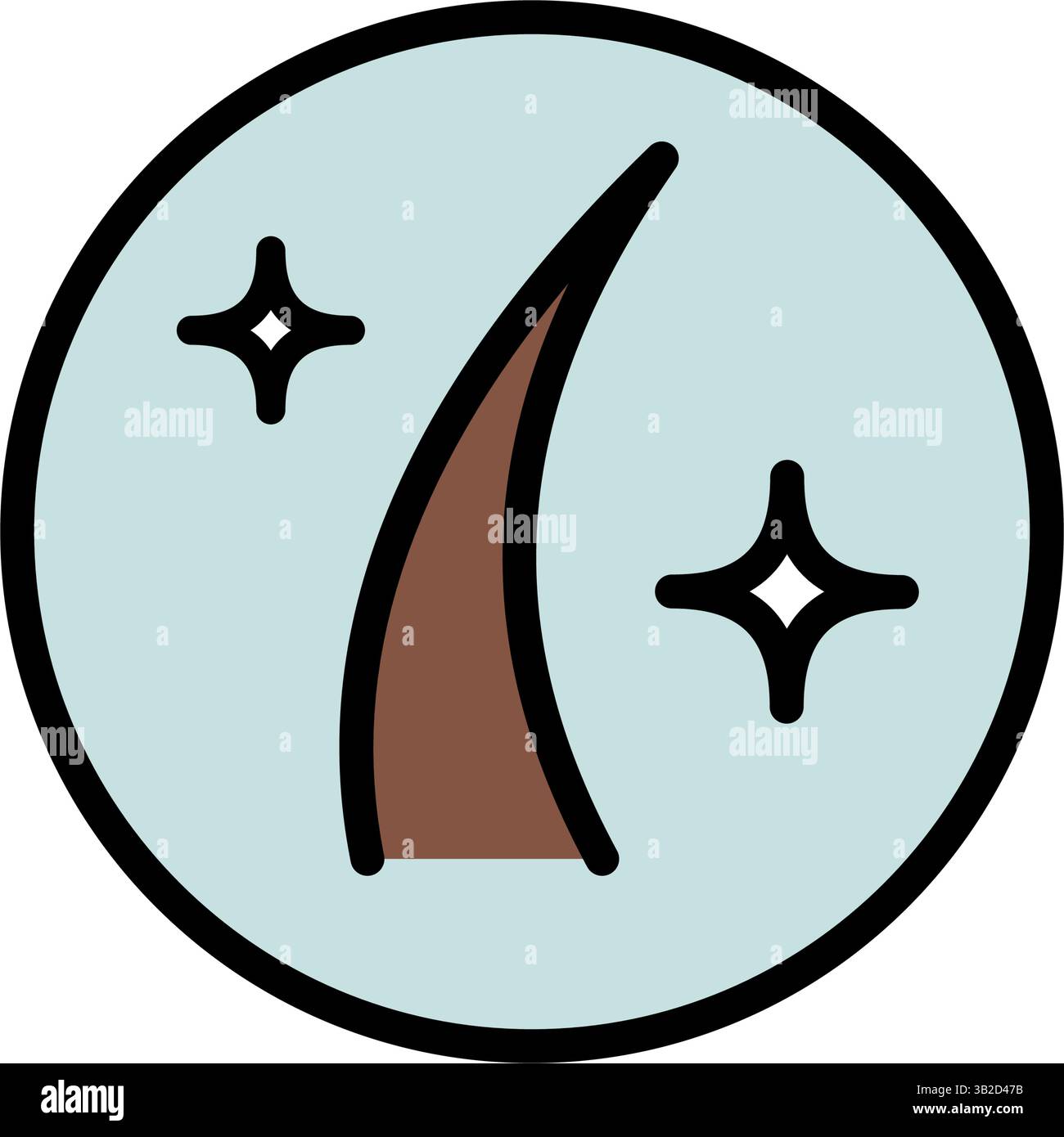 Symbol Follicle Shine Concept Color (Follikelglanz). Glänzendes Haar mit einfachem Piktogramm im Keratin-Effekt. Symbol „Haarfollikel Flach“. Isolierter Vektor – Abbildung. Stock Vektor