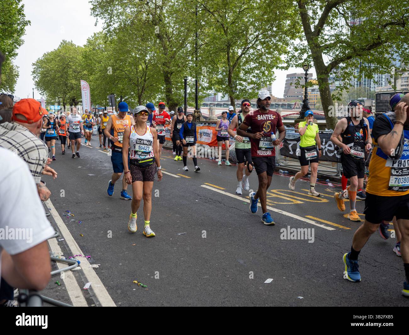 London Marathon 2025 Stockfoto