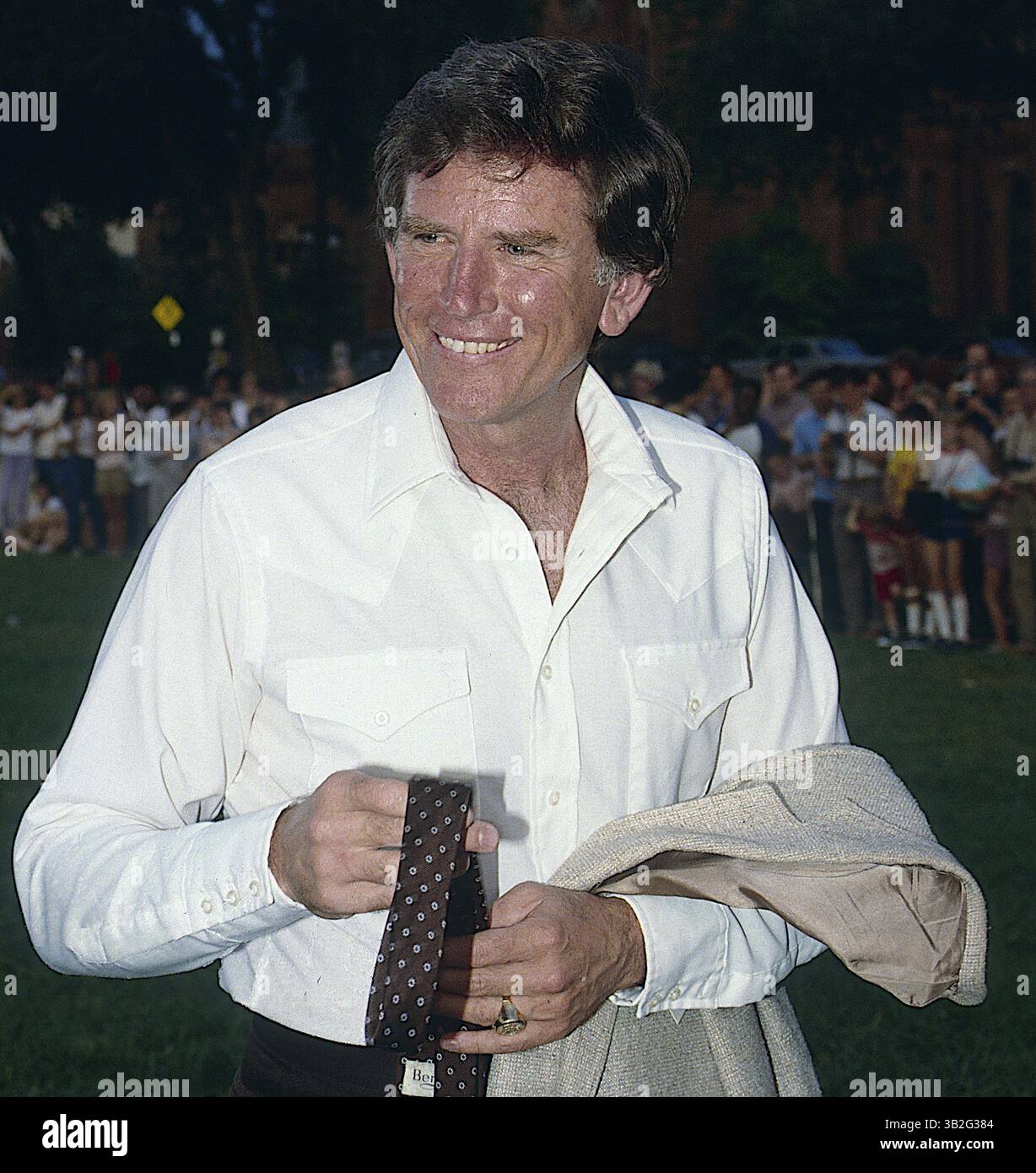 Dezember 2014 - Washington, District of Columbia, Vereinigte Staaten von Amerika - Washington, DC. 1986.Senator Gary Hart..Kredit: Mark Reinstein (Kredit-Bild: © Mark Reinstein Via ZUMA Wire) Stockfoto