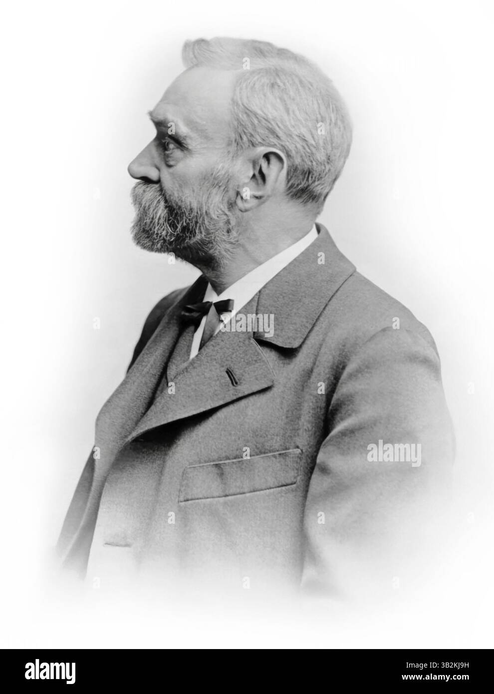 Alfred Nobel (1833–1896), schwedischer Erfinder des Dynamit und Gründer der Nobelpreise. Stockfoto