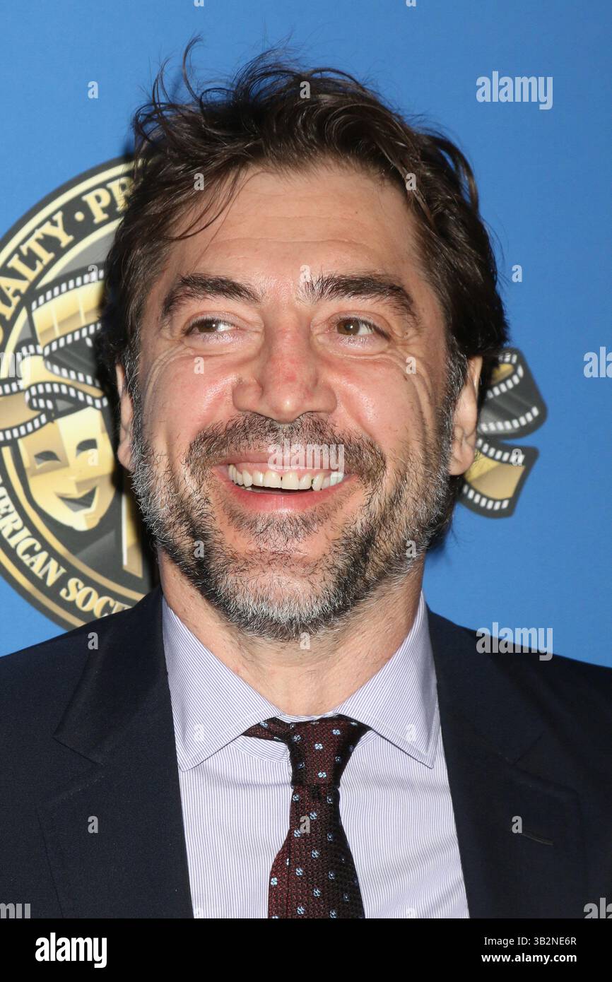 15. Februar 2016 - Century City, CA, USA - LOS ANGELES - 14. Februar: Javier Bardem bei den American Society of Cinematographers Awards 2016 im Century Plaza Hotel am 14. Februar 2016 in Century City, CA Foto via Newscom (Credit Image: © Kathy Hutchins/Newscom via ZUMA Press) Stockfoto