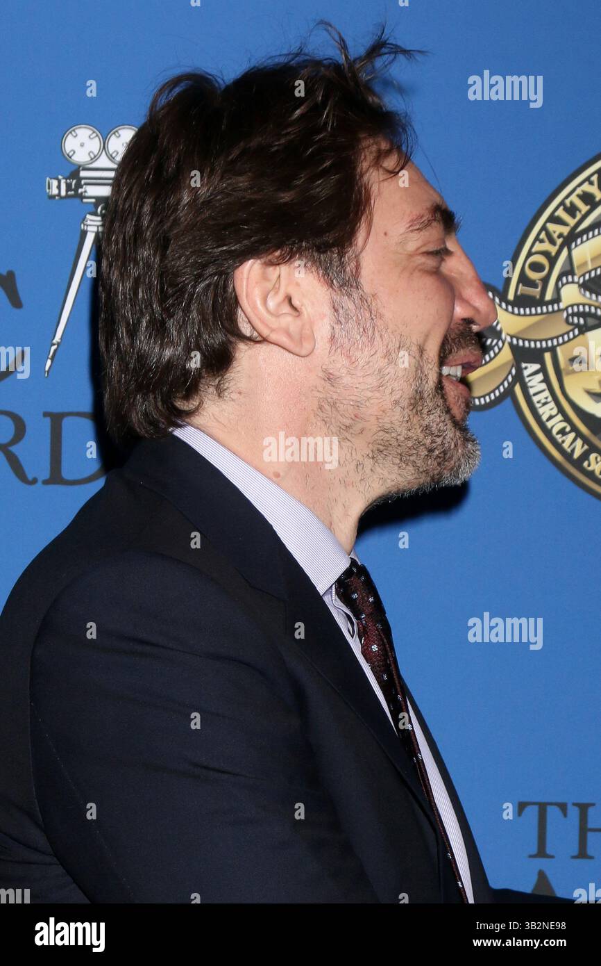 15. Februar 2016 - Century City, CA, USA - LOS ANGELES - 14. Februar: Javier Bardem bei den American Society of Cinematographers Awards 2016 im Century Plaza Hotel am 14. Februar 2016 in Century City, CA Foto via Newscom (Credit Image: © Kathy Hutchins/Newscom via ZUMA Press) Stockfoto