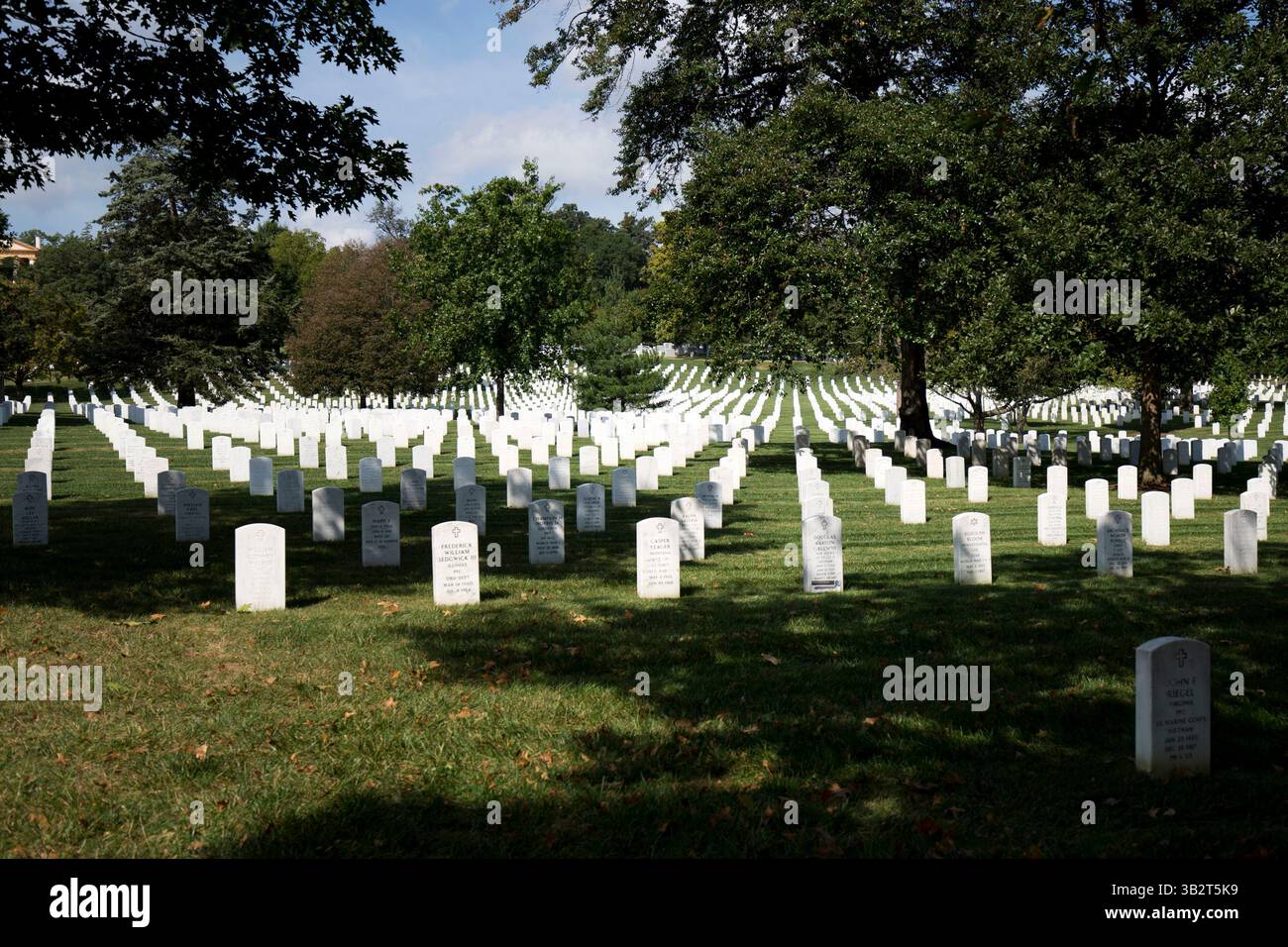 Virginia, Vereinigte Staaten von Amerika - 12. September 2023: Arlington National Cemetery in Virginia, Vereinigte Staaten von Amerika Stockfoto