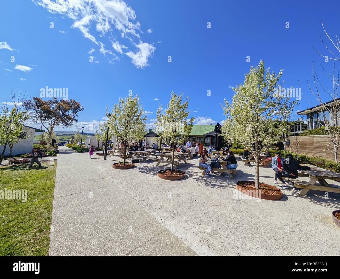 MELBOURNE, AUSTRALIEN - 07. SEPTEMBER 2024: Marnong Estate und Weingut am 7. September 2024 Stockfoto